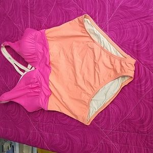 Echo for Talbots one piece bathing suit size 8